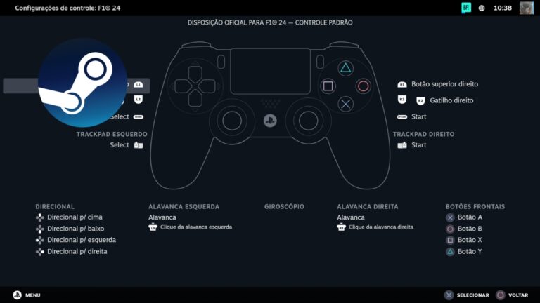 Steam Reconhece Controle PS4 Como Xbox